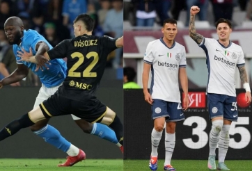 Kịch tính vòng 36 Serie A: Napoli hụt chân trước Genoa, Inter Milan áp sát ngôi đầu bảng