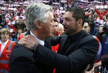 Simeone thốt lên điều bất ngờ khi Ancelotti rời Real Madrid