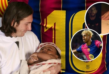 Lamine Yamal bất ngờ được Messi gửi thư