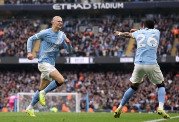 Haaland không thể ngăn cản, Everton gục ngã trước sức mạnh của Man City