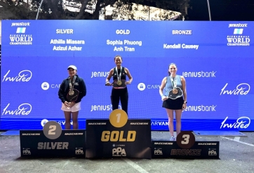 Phương Anh vô địch giải Pickleball danh giá nhất hành tinh