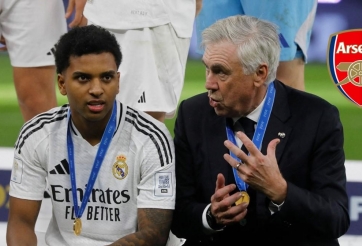 Carlo Ancelotti giúp Arsenal chiêu mộ Rodrygo?