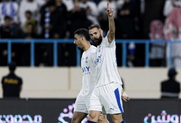 Ra mắt lịch sử, Benzema lập hattrick giúp Al Hilal hủy diệt đối thủ