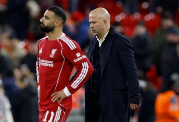 HLV Slot: 'Trọng tài đã đã cướp đi chiến thắng của Liverpool'