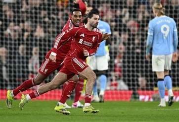 Trực tiếp Liverpool 1-0 Man City: Siêu phẩm đá phạt của Szoboszlai