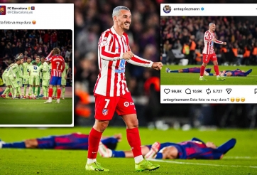 Vừa vào chung kết, Griezmann lập tức hành động khiến Barca 'nóng mắt'