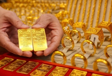 Giá vàng hôm nay 7/4: Vàng miếng lao dốc không phanh