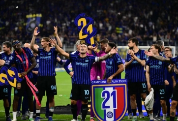 CHÍNH THỨC: Inter Milan vô địch Serie A, đi vào lịch sử
