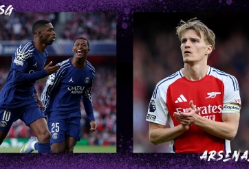Arsenal thua PSG ngay trước chung kết Champions League
