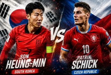 Đội hình mạnh nhất Hàn Quốc vs CH Séc: Son Heung-min đối đầu Patrik Schick