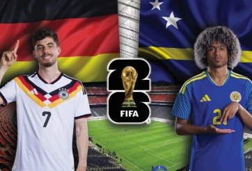 Trực tiếp bóng đá Đức vs Curacao, 0h00 hôm nay 15/06