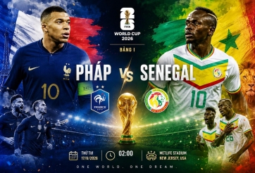 Trực tiếp Pháp vs Senegal, 02h00 hôm nay 17/06