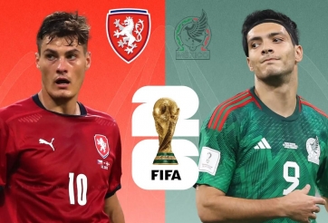 Trực tiếp CH Séc vs Mexico, 8h00 hôm nay 25/6