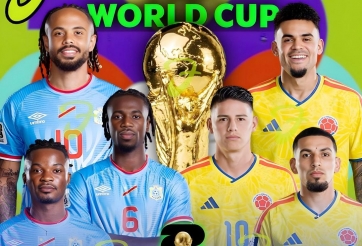 Link xem trực tiếp Colombia vs CHDC Congo hôm nay 24/6 trên VTV