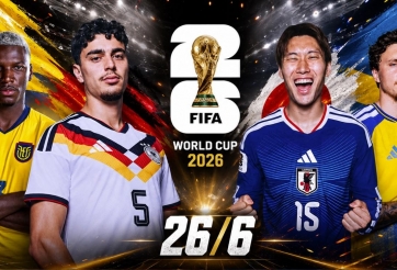 Xem trực tiếp World Cup 2026 hôm nay 26/6 trên VTV