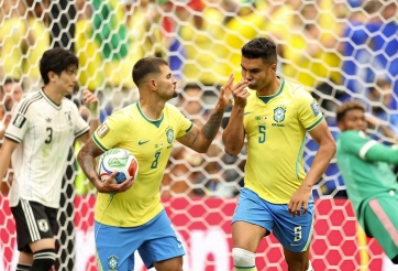 Trực tiếp Brazil 1-1 Nhật Bản: Casemiro đánh đầu rực cháy