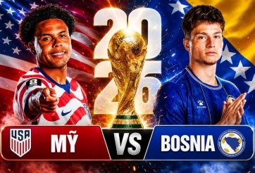 Trực tiếp Mỹ vs Bosnia & Herzegovina, 7h00 hôm nay 2/7