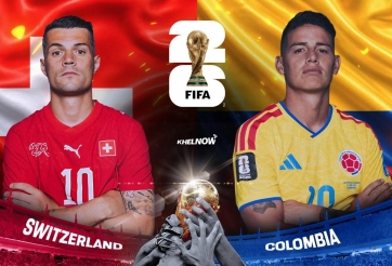 Trực tiếp Thụy Sĩ vs Colombia, 3h00 hôm nay 8/7 - World Cup 2026