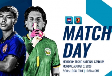 Link xem trực tiếp Campuchia vs Timor Leste, 17h30 hôm nay 3/8