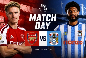 Dự đoán tỷ số Arsenal vs Coventry, 2h00 ngày 22/8: Pháo thủ thị uy