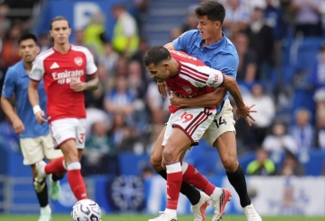 Trực tiếp Brighton 1-0 Arsenal: Siêu phẩm mở tỷ số