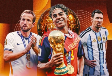 BXH Quả bóng vàng 2026: Lộ cái tên thắng áp đảo Messi, Mbappe