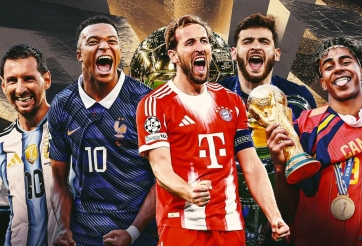 BXH top 10 Quả bóng Vàng 2026: Ngỡ ngàng với vị trí Mbappe, Messi