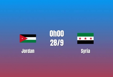 Nhận định Jordan vs Syria: Tìm lại phong độ