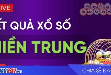 XSMT 11/6/2026 - Kết quả xổ số miền Trung hôm nay 12/6/2026
