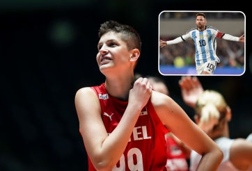 Nhắc tên Messi, tuyển thủ bóng chuyền nữ Thổ Nhĩ Kỳ hứng trọn 'gạch đá'