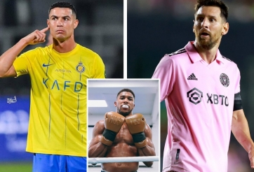 Nhà vô địch quyền anh thế giới thượng đài tại 'thánh địa' đón Ronaldo và Messi