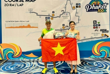 Hai chân chạy Việt Nam thắng lớn tại giải chạy siêu dài Thái Lan