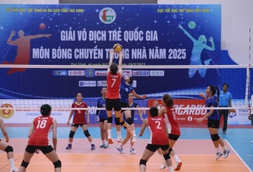 Xác định loạt trận tứ kết giải bóng chuyền trẻ quốc gia 2025