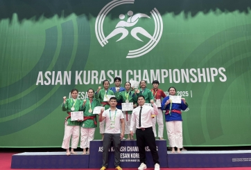Việt Nam đứng thứ hai tại giải Kurash vô địch Châu Á 2025