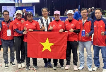 Các tuyển thủ Việt Nam giành HCB giải bi sắt vô địch châu Á