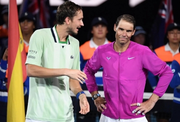 Daniil Medvedev: Đấu với Rafael Nadal khó hơn đấu với Novak Djokovic