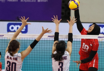 Đương kim á quân Indonesia thua trắng trận mở màn AVC Challenge Cup 2024