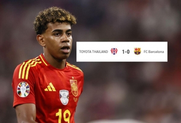 Lamine Yamal từng tịt ngòi, thua khó tin Thái Lan