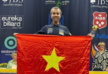 Cơ thủ Quyết Chiến về nhì giải VĐV tiêu biểu toàn quốc, NHM carom cự cãi quyết liệt