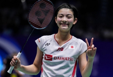 Thần đồng cầu lông Tomoka Miyazaki lần đầu lọt top 10 thế giới
