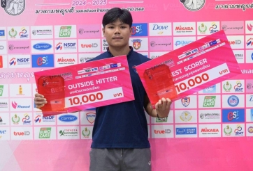 Biên Phòng chiêu mộ chủ công xuất sắc nhất bóng chuyền Thái Lan