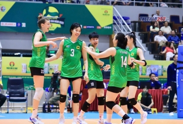 Thanh Thúy rực sáng, VTV Bình Điền Long An thắng trận thứ 3 liên tiếp