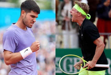 Hạ gọn đồng hương, Alcaraz lần đầu lọt chung kết Monte Carlo Masters