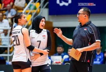Bóng chuyền nữ Indonesia thắng trận đầu tiên ở AVC Nations Cup 2025