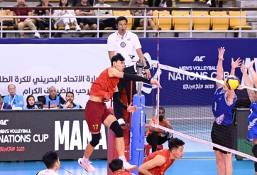 Bóng chuyền nam Việt Nam nhận thất bại đầu tiên ở AVC Nations Cup 2025