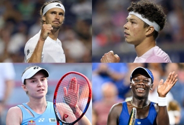 Xác định cặp trận bán kết Rogers Cup 2025