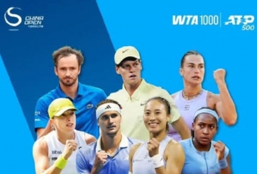 Lịch thi đấu tennis China Open 2025 mới nhất
