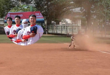 Lốc xoáy xuất hiện trong trận đấu của tuyển Việt Nam ở SEA Games 33