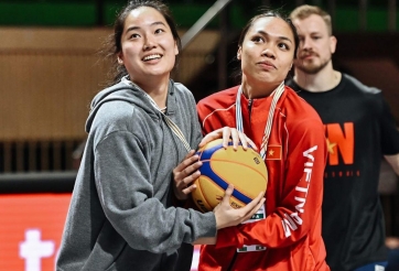 Bóng rổ 3x3 nữ Việt Nam thắng trận đầu tiên ở SEA Games 33