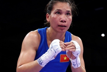 'Bà mẹ hai con' Hà Thị Linh áp đảo, lọt chung kết boxing SEA Games 33